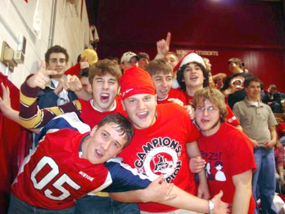 MHS student section 2002-03