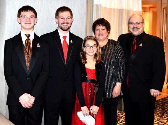 Uehling Family at Grammy Awards 2012 c