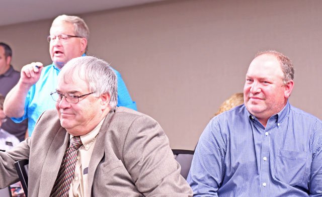 Farmers at ATCP51 hearing